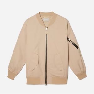 NWT women’s Everlane oversized bomber jacket, large